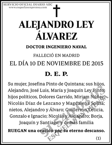 Alejandro Ley Álvarez